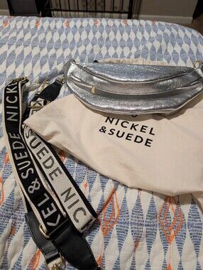 Nickel And Suede Belt Bag Bundle